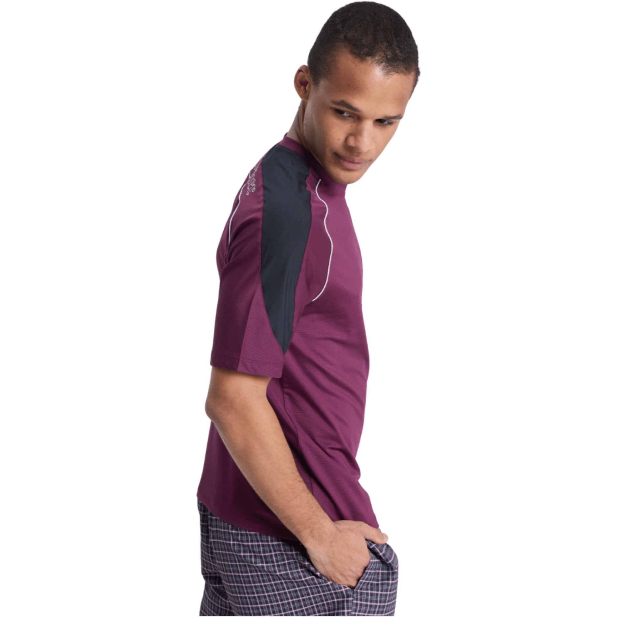 2026 Quiksilver Hommes T-shirt De Surf à Manches Courtes Mercury Americana EQYWR03478 - Potent Purple